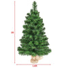 3FT Tabletop Mini Christmas Tree Artificial Small Green Spruce Xmas Tree for Home Office Decoration with 96 PVC Branch Tips, Cloth Bag Base