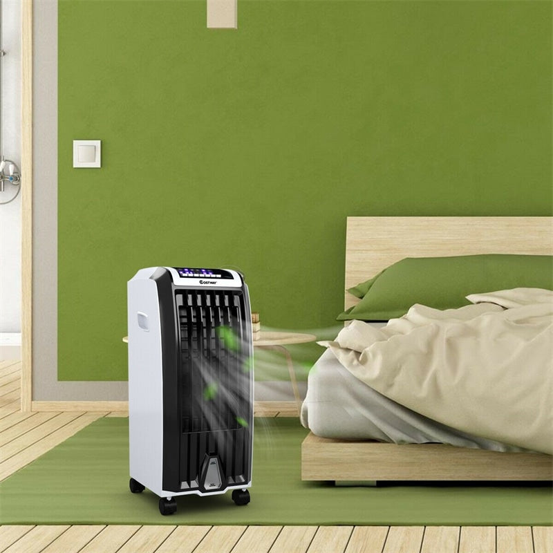 3 In 1 Portable Evaporative Air Cooler with 3 Fan Modes and Remote Control