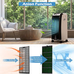 3 In 1 Portable Evaporative Air Cooler with 3 Fan Modes and Remote Control