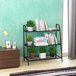 3 Tier Metal Plant Stand Flower Pots Holder with Adjustable Feet