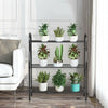 3 Tier Scrollwork Design Metal Garden Plant Stand - Bestoutdor