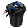 Pond Filter 4000 Gallons Pond Pressure Bio Filter with 13W UV Sterilizer Light & Fish Pond Pump Filter