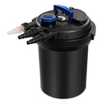 Pond Filter 4000 Gallons Pond Pressure Bio Filter with 13W UV Sterilizer Light & Fish Pond Pump Filter