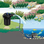 Pond Filter 4000 Gallons Pond Pressure Bio Filter with 13W UV Sterilizer Light & Fish Pond Pump Filter