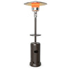 50,000 BTU Propane Patio Heater, Portable Standing Outdoor Heater w/ Wheels, Shelf Tabletop, Easy Ignition, Auto Shut Off & Tip-Over Protection