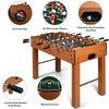 48" Foosball Table Indoor Wood Soccer Game Table with 2 Balls