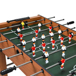 48" Foosball Table Indoor Wood Soccer Game Table with 2 Balls