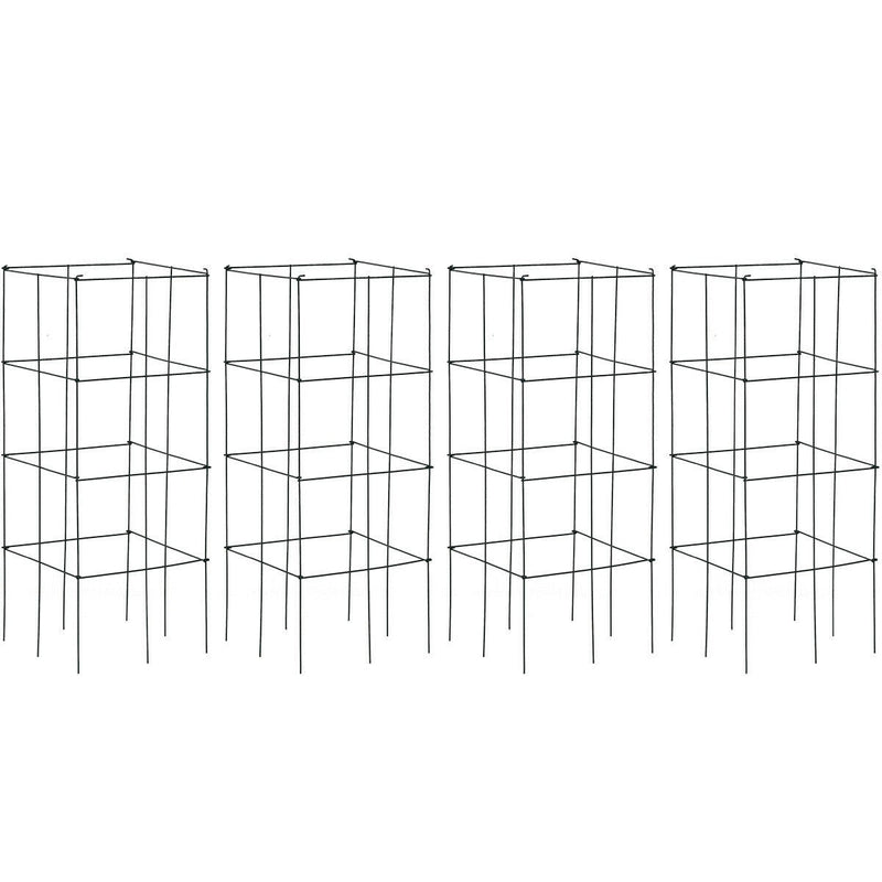 4 Pack Garden Trellis Plant Cage Support for Climbing Plants