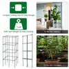 4 Pack Garden Trellis Plant Cage Support for Climbing Plants