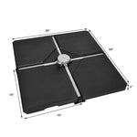 4 Piece Cantilever Offset Patio Umbrella Base Weight Filled Water Sand Umbrella Weight Stand