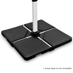 4 Piece Cantilever Offset Patio Umbrella Base Weight Filled Water Sand Umbrella Weight Stand