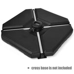 4 Piece Cantilever Offset Patio Umbrella Base Weight Filled Water Sand Umbrella Weight Stand