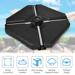 4 Piece Cantilever Offset Patio Umbrella Base Weight Filled Water Sand Umbrella Weight Stand