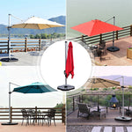 4 Piece Cantilever Offset Patio Umbrella Base Weight Filled Water Sand Umbrella Weight Stand