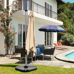 4 Piece Cantilever Offset Patio Umbrella Base Weight Filled Water Sand Umbrella Weight Stand