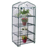 4 Tier Outdoor Portable Mini Greenhouse with Cover - Bestoutdor