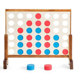 Wooden 4 in a Row Giant Game Set with Carrying Bag