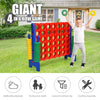 4-to-Score Giant Game Set Connect 4 Game with 42 Jumbo Rings & Quick-Release Slider