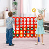 4-to-Score Giant Game Set Connect 4 Game with 42 Jumbo Rings & Quick-Release Slider