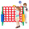 4-to-Score Giant Game Set Connect 4 Game with 42 Jumbo Rings & Quick-Release Slider