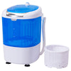 Mini Washer & Spinner Combo with Single Tub, 5.5 Lbs Compact Portable Washing Machine for Home, Apartments, Dorms, RVs