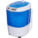 Mini Washer & Spinner Combo with Single Tub, 5.5 Lbs Compact Portable Washing Machine for Home, Apartments, Dorms, RVs