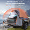 2-Person Pickup Truck Tent 5.5’-5.8’ Portable Truck Bed Tent with Removable Rainfly & Carrying Bag