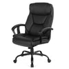 Big And Tall Office Chair 500lbs Wide Seat Faux Leather Ergonomic Massage Desk Chair High Back Adjustable Executive Computer Chair with Remote Control