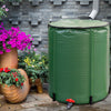 53 Gallon Portable Collapsible Rain Barrel Water Collector Tank - Bestoutdor