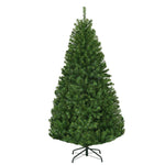 5FT Pre-lit Christmas Tree Hinged Artificial Xmas Tree 11 Flash Modes with 150 Dual-Colored LED Lights & Metal Stand