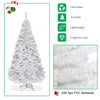 5FT White Christmas Tree Artificial Xmas Pine Tree with 350 PVC Brand Tips & Metal Stand for Outdoor Indoor Holiday Decor