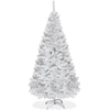 5FT White Christmas Tree Artificial Xmas Pine Tree with 350 PVC Brand Tips & Metal Stand for Outdoor Indoor Holiday Decor