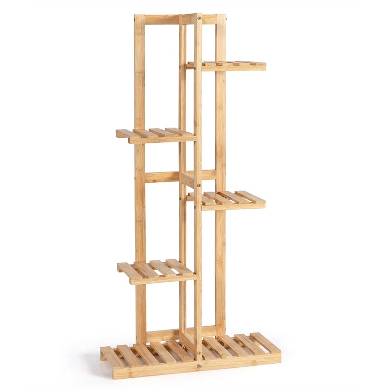 5 Tier 6 Potted Bamboo Plant Stand Rack Multiple Flower Pot Holder Shelf