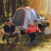 2-Person Pickup Truck Tent 5’-5.2’ Portable Truck Bed Tent with Removable Rainfly & Carrying Bag