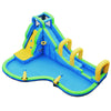 Inflatable Water Slide 16x12FT Mega Waterslide Park with Adventure Long Slide & Splash Pool for Kids Backyard Party Gifts