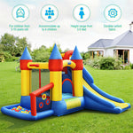 6-in-1 Inflatable Bounce House for Kids 5-12, Bouncy Castle with Slide, 50 Balls & 780W Blower, Indoor/Outdoor Party Fun for Backyard, Park, Birthday