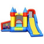 6-in-1 Inflatable Bounce House Slide Bouncy Castle Jumper with 50PCS Balls & 780W Blower for Kids 5-12 Indoor Outdoor Party Family Fun