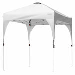 6.6' x 6.6' Outdoor Pop-up Canopy Tent Height Adjustable with Roller Bag