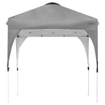 6.6' x 6.6' Outdoor Pop-up Canopy Tent Height Adjustable with Roller Bag