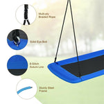 60" Platform Saucer Tree Swing Surf with Hanging Straps for Kids and Adults