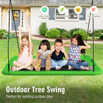 60" Platform Saucer Tree Swing Surf with Hanging Straps for Kids and Adults