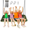 60" Platform Saucer Tree Swing Surf with Hanging Straps for Kids and Adults