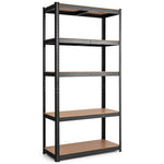 5-Tier Metal Freestanding Shelving Unit 60 Inch Garage Storage Shelves Adjustable Garage Racks Tool Organizer