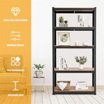 5-Tier Metal Freestanding Shelving Unit 60 Inch Garage Storage Shelves Adjustable Garage Racks Tool Organizer