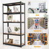 5-Tier Metal Freestanding Shelving Unit 60 Inch Garage Storage Shelves Adjustable Garage Racks Tool Organizer