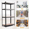 63" Heavy Duty Steel Garage Shelving Unit 4-Tier Adjustable Tool Storage Shelves Boltless Shelving Organizer Rack for Home Office Warehouse