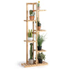 6 Tier 7 Potted Bamboo Plant Stand Rack Multiple Flower Pot Holder Shelf