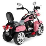 Kids Ride on Chopper Motorcycle 3-Wheel 6V Battery Powered Trike Motorcycle with Headlights, ASTM Certification