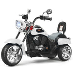 Kids Ride on Chopper Motorcycle 3-Wheel 6V Battery Powered Trike Motorcycle with Headlights, ASTM Certification