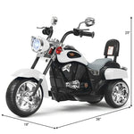 Kids Ride on Chopper Motorcycle 3-Wheel 6V Battery Powered Trike Motorcycle with Headlights